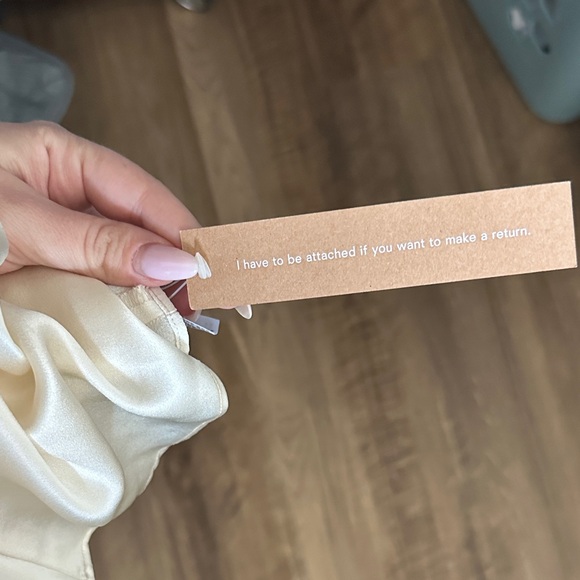 Reformation Cream Backless Dress - Picture 4 of 4